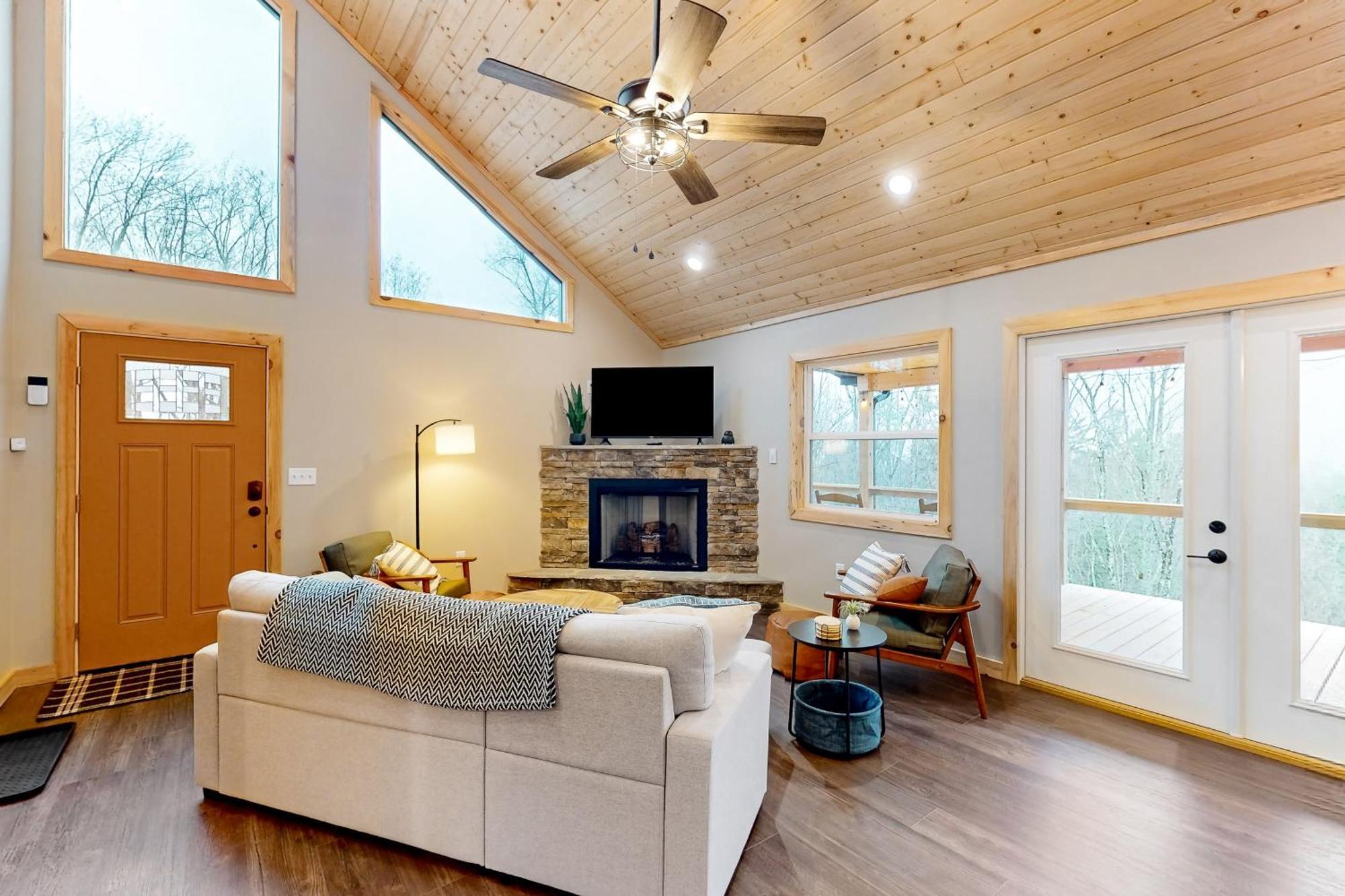 Nice Ash Cabin Bryson City Exterior foto