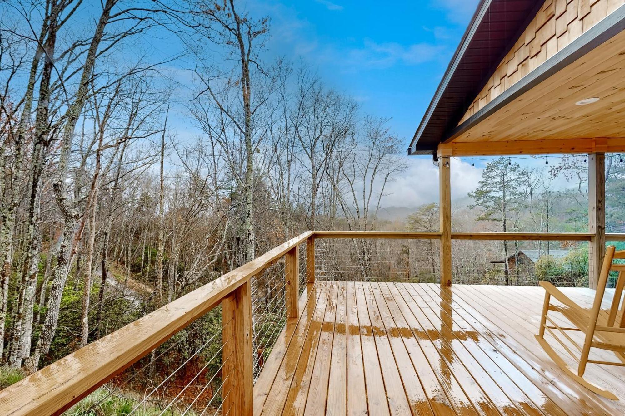 Nice Ash Cabin Bryson City Exterior foto