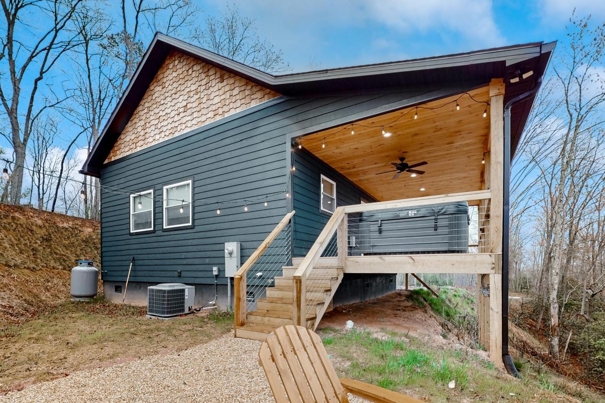 Nice Ash Cabin Bryson City Exterior foto